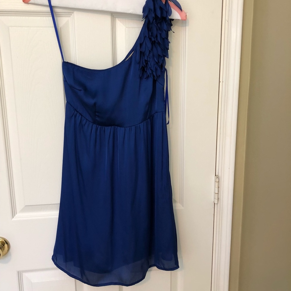 Francesca’s one shoulder party dress